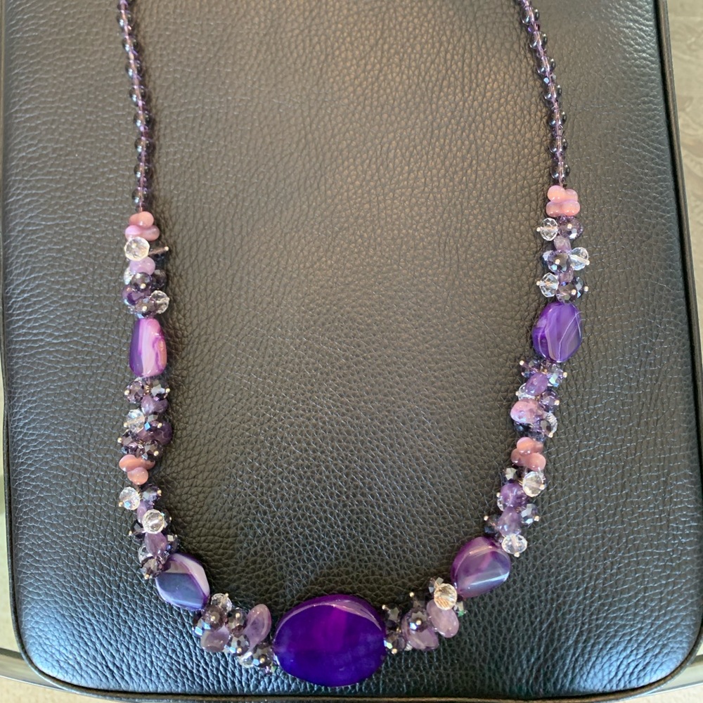 Purple necklace